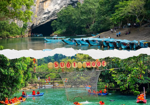 TOUR KHÁM PHÁ ĐỘNG PHONG NHA  - SUỐI NƯỚC MOỌC 
