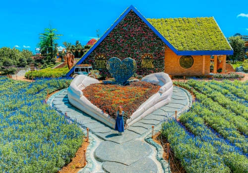 TOUR ĐÀ LẠT THAM QUAN FRESH GARDEN - PUPPY FARM - THUNG LŨNG HOA TÀ NUNG – CAFÉ MÊ LINH 1 NGÀY