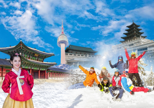 TOUR HÀN QUỐC SEOUL - NAMI ISLAND – TRƯỢT TUYẾT – LOTTE WORLD